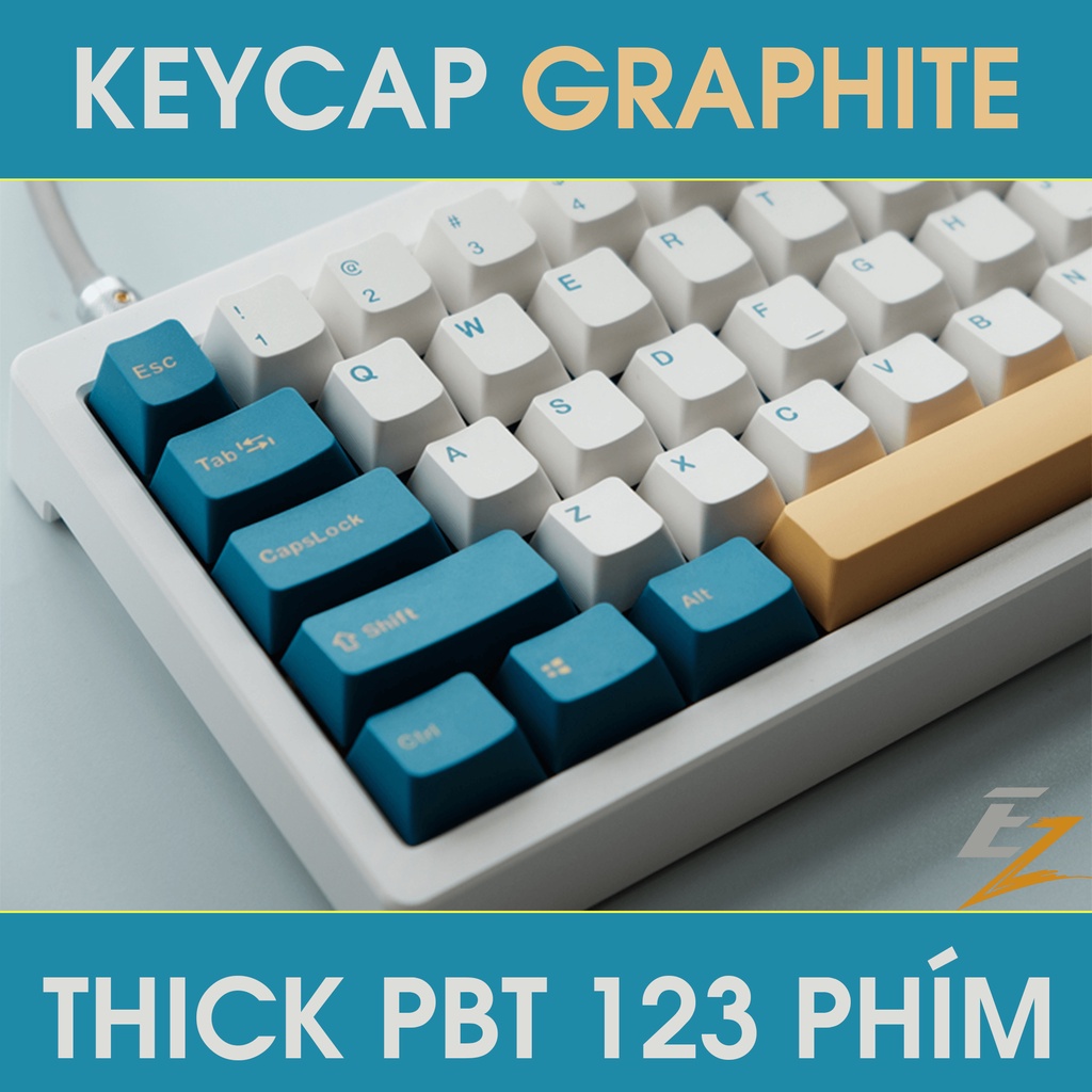 [Mã 153ELSALE2 giảm 7% đơn 300k] Keycap Cho Bàn Phím Cơ Merlin OEM Profile 123 Phím | Ezpc