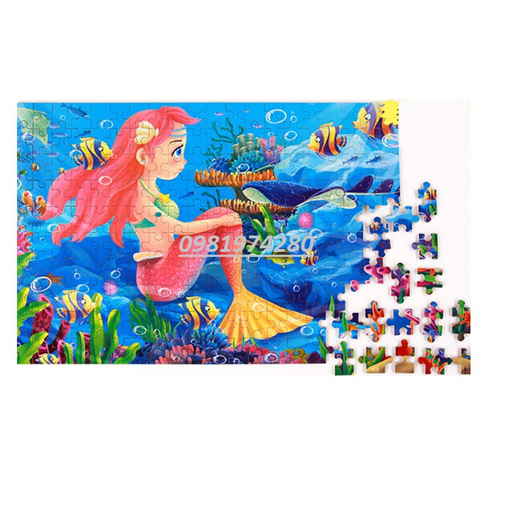 Ghép hình puzzle 200 mảnh hộp sắt
