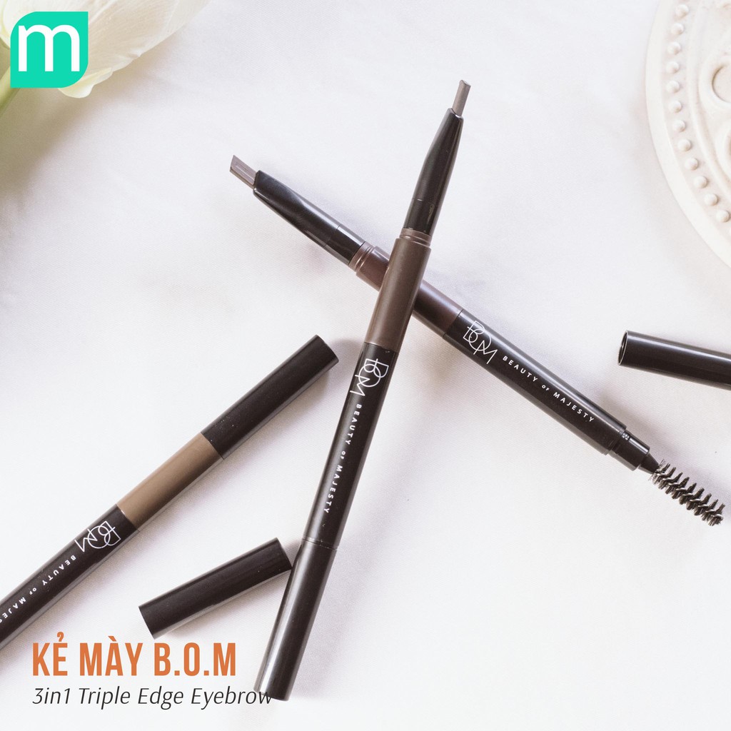 Chì Kẻ Mày Bom 3in1 Triple Edge Eyebrow