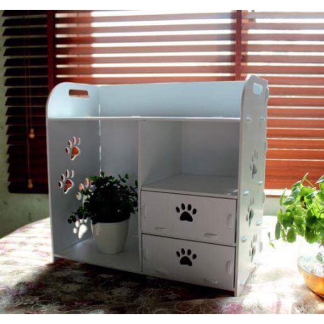 Kệ mỹ phẩm 2 ngăn kéo