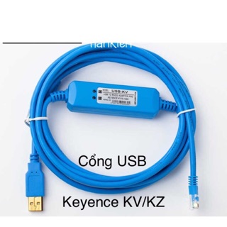 Cáp lập trình plc keyence cổng usb / cổng com