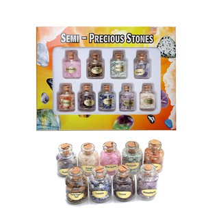 Set 9 Lọ Đá Thạch Anh Mini