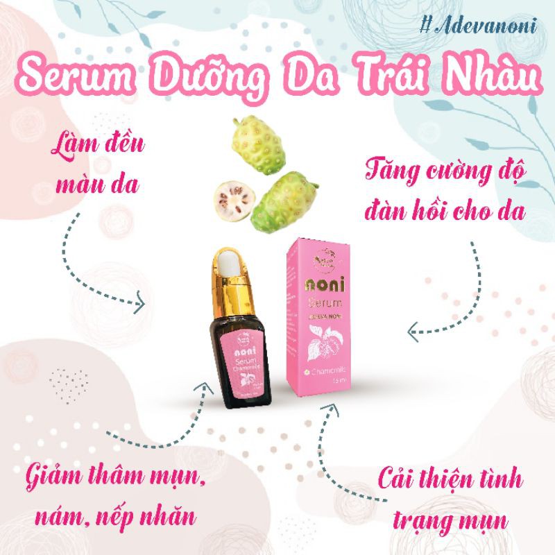 Serum dưỡng da thiên nhiên ADEVA, từ tinh dầu trái Nhàu giúp giảm nếp nhăn, giảm thâm nám, ngăn ngừa lão hóa
