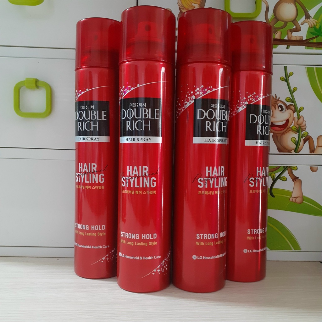 Keo Xịt Giữ Nếp Tóc Double Rich Hair Spray 170ml Tem giá: 66.000đ