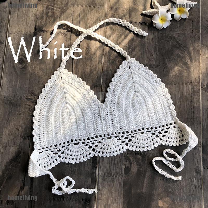 Áo ngực nữ dệt kim phong cách Boho gợi cảm