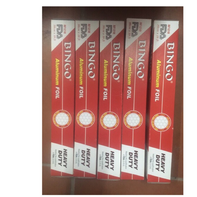 Màng bạc nhôm nướng đồ bingo