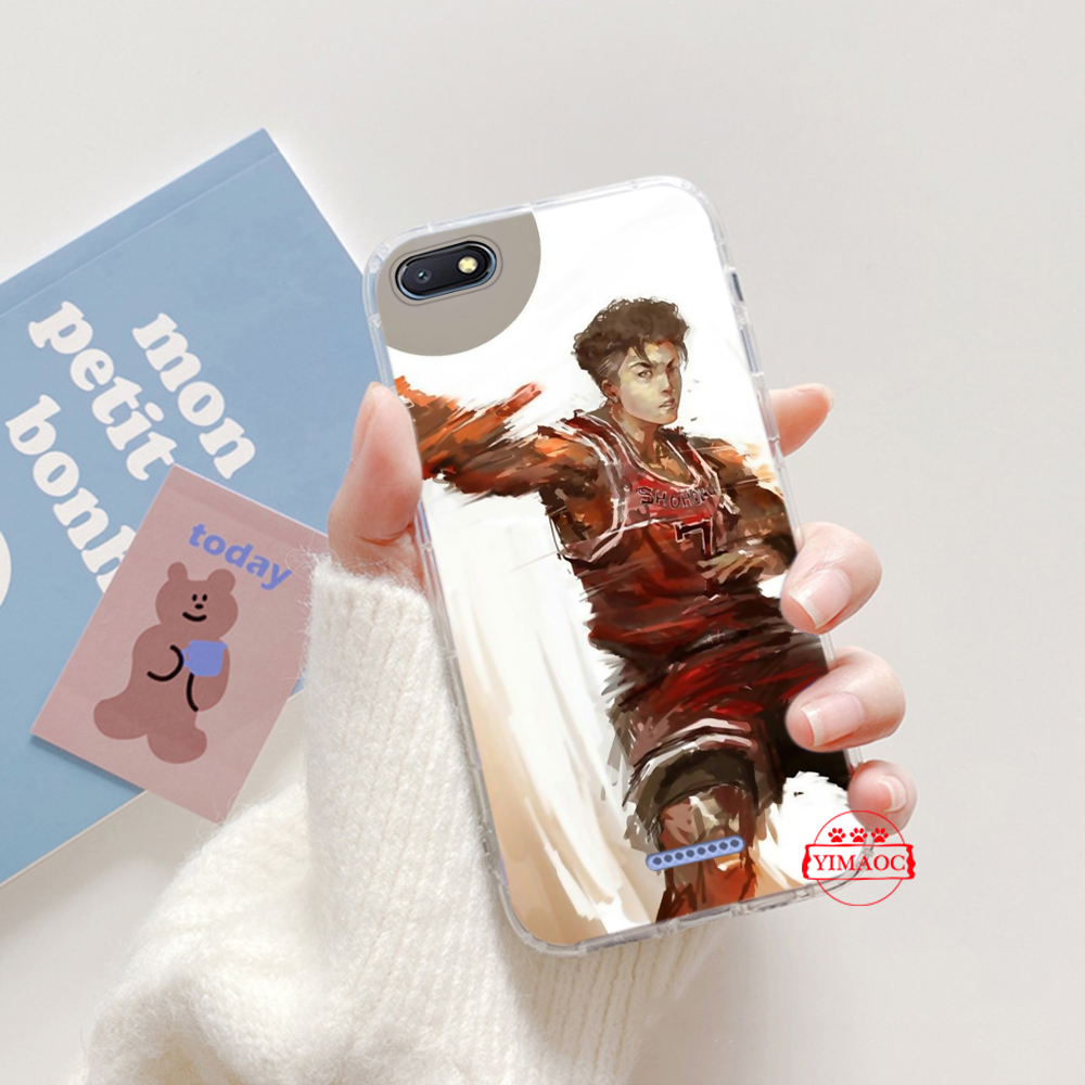 Huawei Y6 2018 Y6P Y7 2019 Y7A Y9 Prime 2019 Nova 2i 3i 5t TPU transparent Soft Case 52GBY sakuragi hanamichi slam dunk