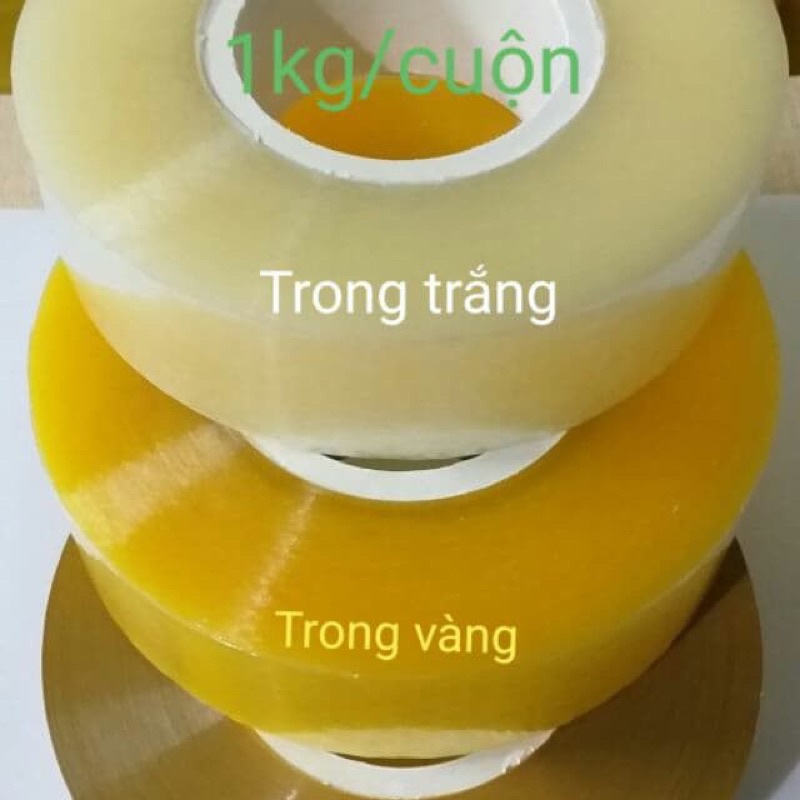 Băng dính đóng hàng 1kg lõi nhựa chống nước hàng đẹp, dày dặn