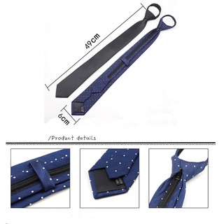 Cà vạt lười bản 6cm 14 màu STJ