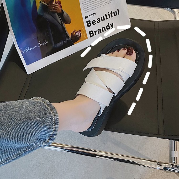 [ Mã 66CBSALE giảm 30K đơn 200K] Xăng đan Đế Thấp Mũi Vuông Thời Trang Dành Cho Nữ | BigBuy360 - bigbuy360.vn