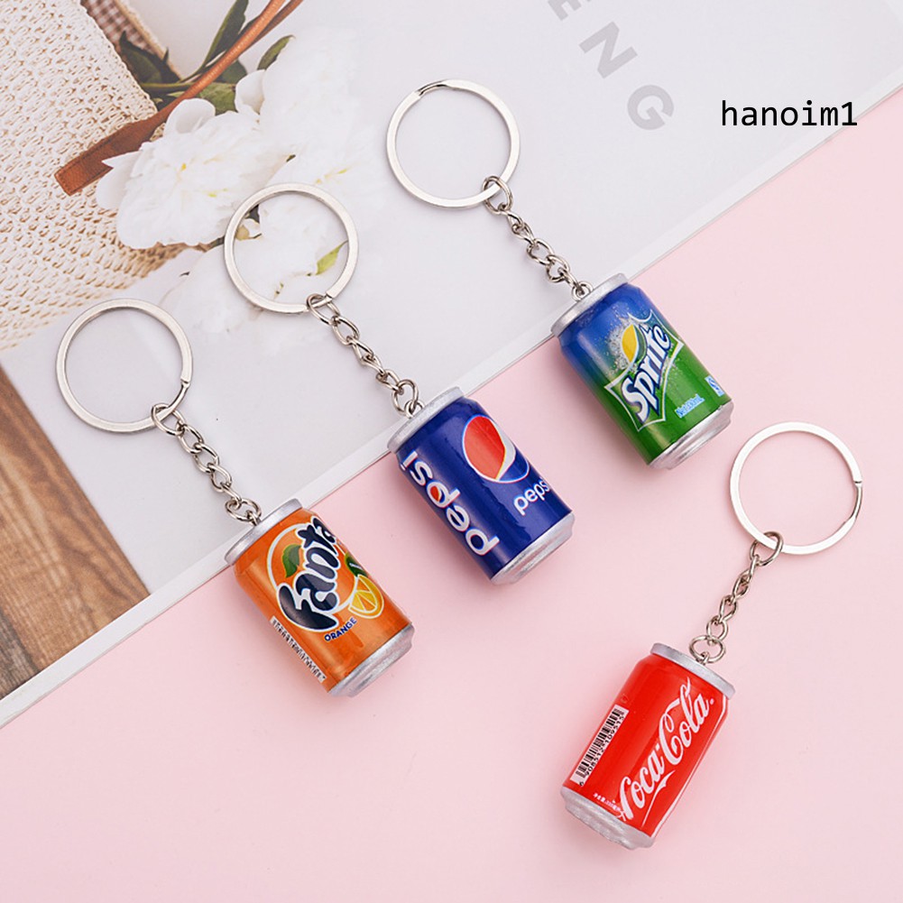 Móc Gắn Chìa Khóa Hình Lon Nước Coca Độc Đáo