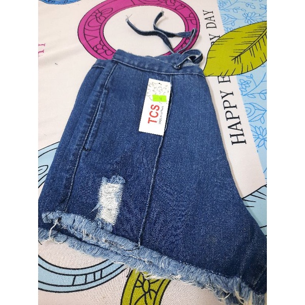Quần short jean nữ có dây cột nơ ( ảnh thật 100%)
