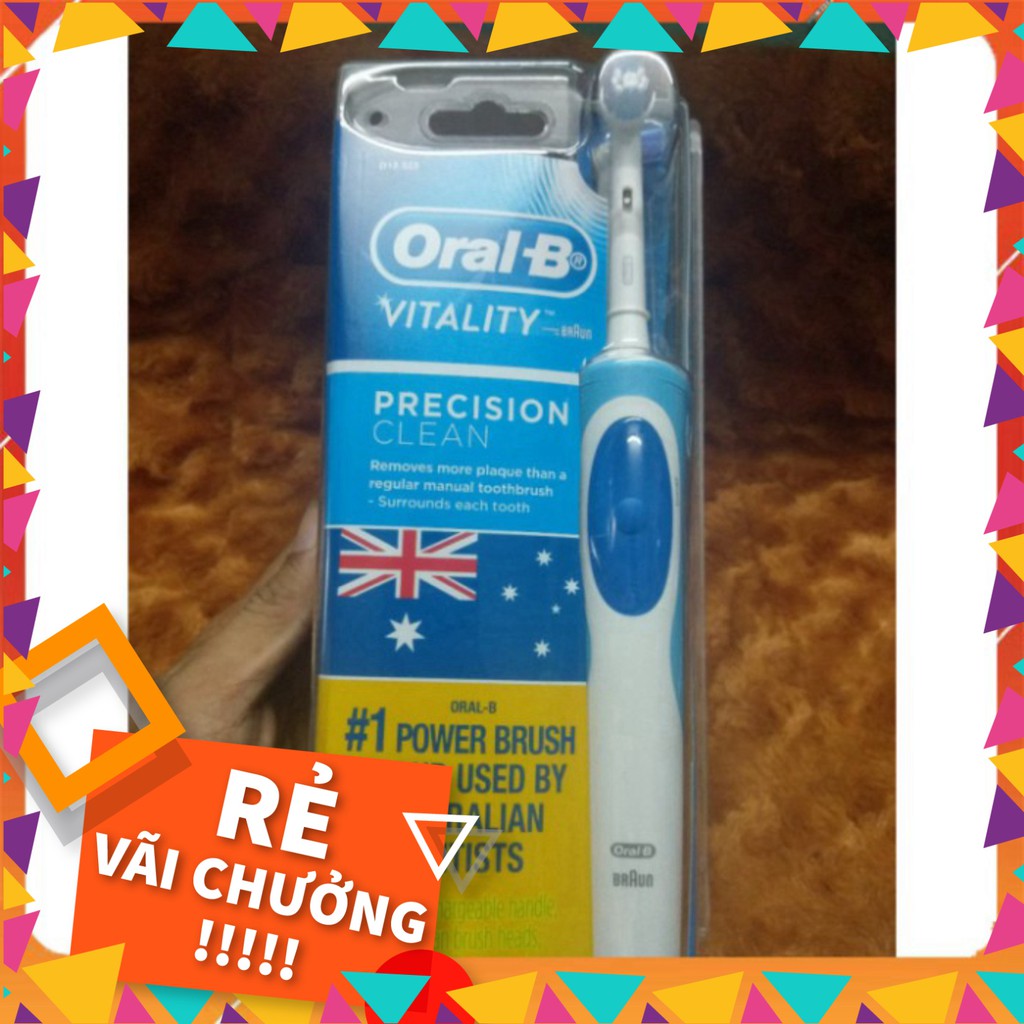 GIÁ CỰC ĐÃ Bàn chải điện Oral B Vitality Pro White Electric Toothbrush tặng1 đầu bàn chải Úc GIÁ CỰC ĐÃ