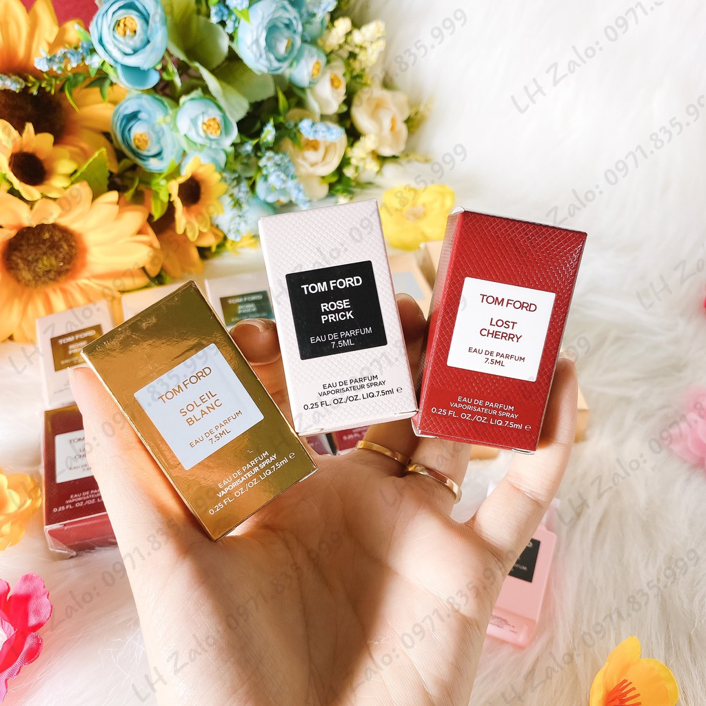 Nước Hoa Tom Ford Mini, Tom ford Lost Cherry 7.5ml Đủ Nam Nữ, Nước Hoa Chính Hãng Đủ Bill