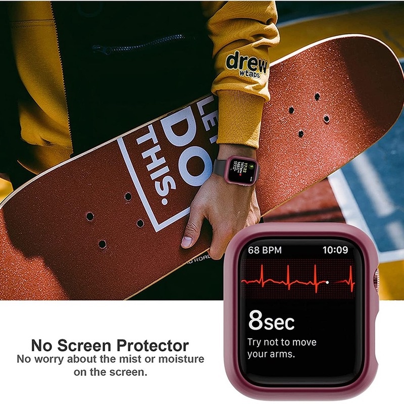 Ốp bảo vệ mặt đồng hồ Apple Watch Series 7 iWatch 41mm 45mm
