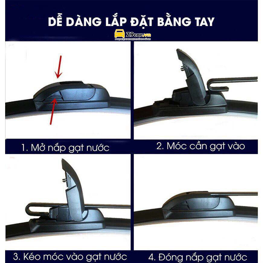 Gạt mưa Bosch Clear Advantage BẢN MỚI NHẤT chính hãng bảo hành 6 tháng