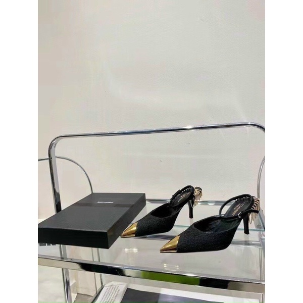 Giầy cao gót sandal Y.s.l dạ siêu hót kèm video và ảnh thật