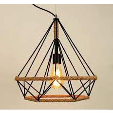 Đèn thả kim cương cuốn dây thừng TH170 thả quan cà phê