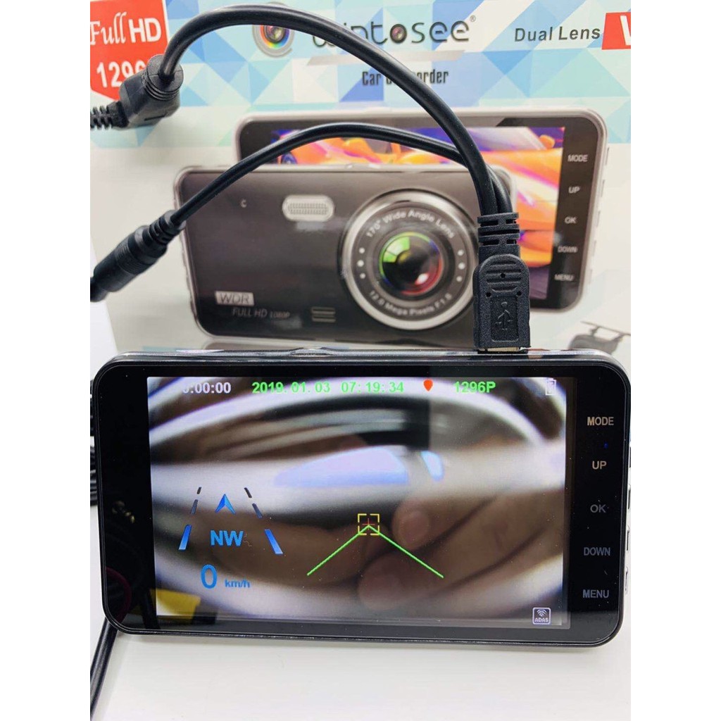 Camera Hành Trình 4K Wintosee V8 - Full HD 1296P Siêu Nét- Cảnh Báo Va Chạm | BigBuy360 - bigbuy360.vn