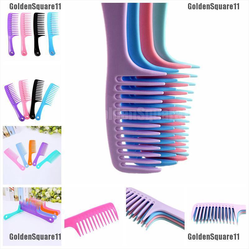 [Hàng mới về] Lược chải tóc răng thưa bằng nhựa gỡ rối chống tĩnh điện cho salon tạo kiểu tóc