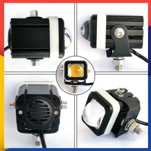 Đèn Led Trợ Sáng mini 2 màu MA Racing chính hãng  mã M1.0- giá 1 bóng