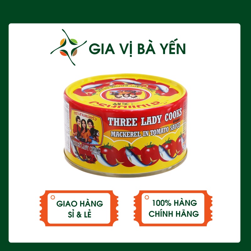 [Sỉ &Lẻ] Cá Hộp Ba Cô Gái Thái Lan 190g