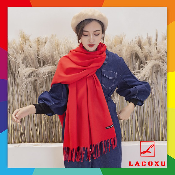 Khăn Quàng Cổ Choàng Thân Cashmere Len Mềm Cao Cấp Thời Trang Chất Đẹp Dành Cho Nam Nữ