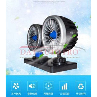 Quạt đôi cao cấp Gale fan 12V dùng cho oto,xe tải...