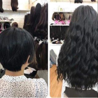 Tóc Kẹp U Xoăn Xù Sóng Dài Đẹp Cho Nữ