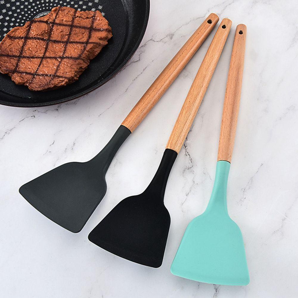 [COD] Xẻng Nấu Ăn Bằng Silicone Cách Nhiệt Tiện Dụng Cho Nhà Bếp