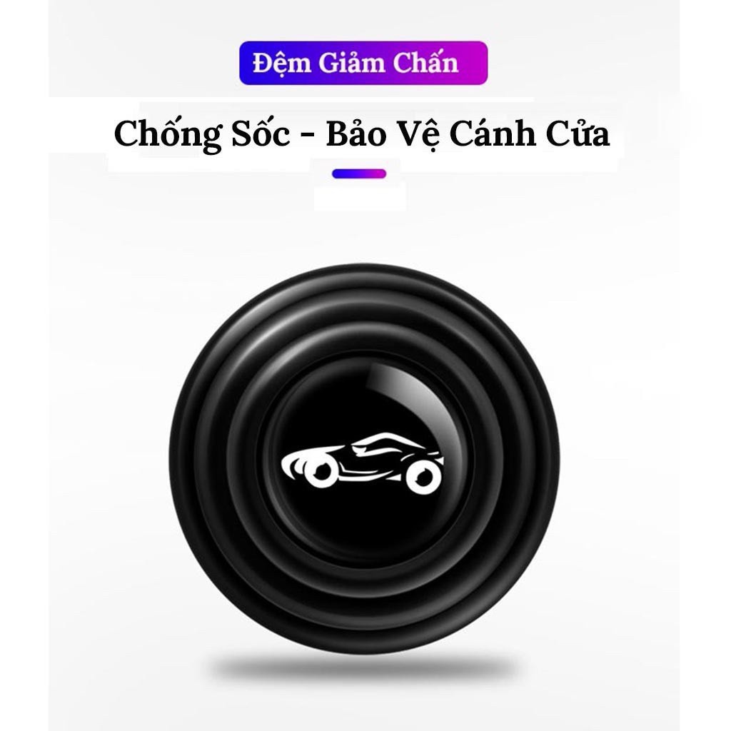 Nút dán giảm lực đóng bảo vệ cửa xe ô tô,nút chống ồn dành cho xe ô tô, miếng dán Silicon bảo vệ cửa ô tô,phụ kiên ô tô