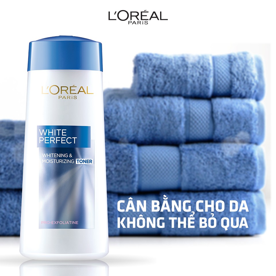 Nước Hoa Hồng LOreal - L'OreaL Paris Arau Perfect White &amp; Moisturizing / Revitalift Aqua Milky Toner 200ml