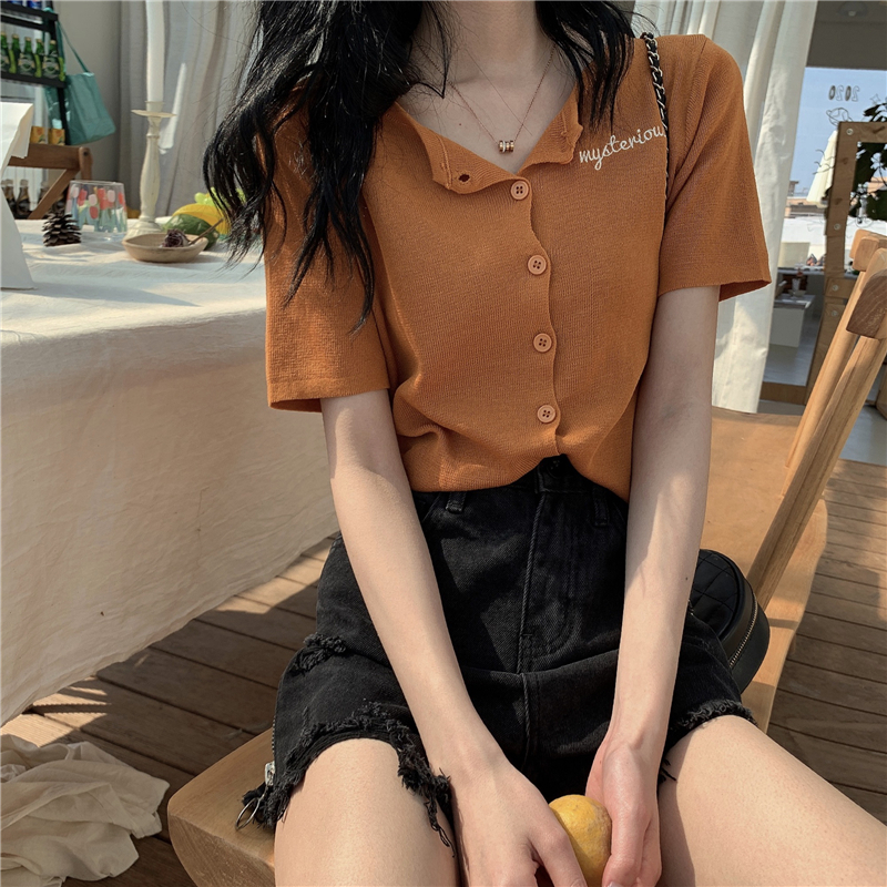 Áo Cardigan Dệt Kim Tay Ngắn Thời Trang Dành Cho Nữ 8109 | BigBuy360 - bigbuy360.vn