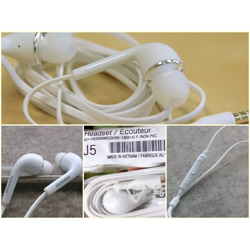 Chính Hãng , Chuẩn Zin Tai Nghe J5 TÍCH HỢP CÁC DÒNG SAMSUNG JACK 3.5MM , Tai Nghe Galxay EHS 64 (Âm Hay - Bass Mạnh)