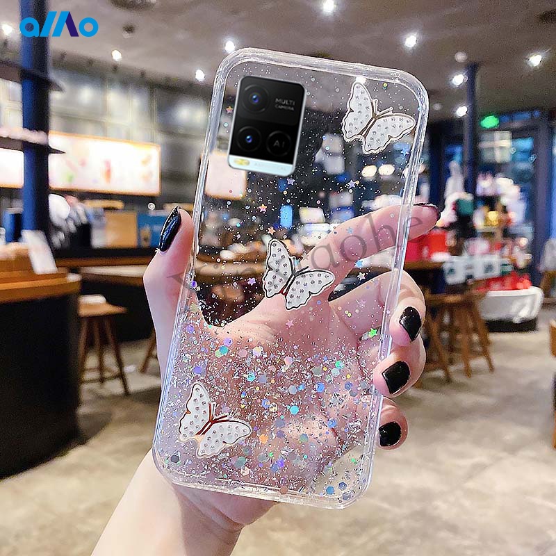 Ốp Điện Thoại Trong Suốt Đính Kim Tuyến Cho VIVO Y22s Y22 Y33S Y33 Y21S Y21 Y21 Y33S Y21S