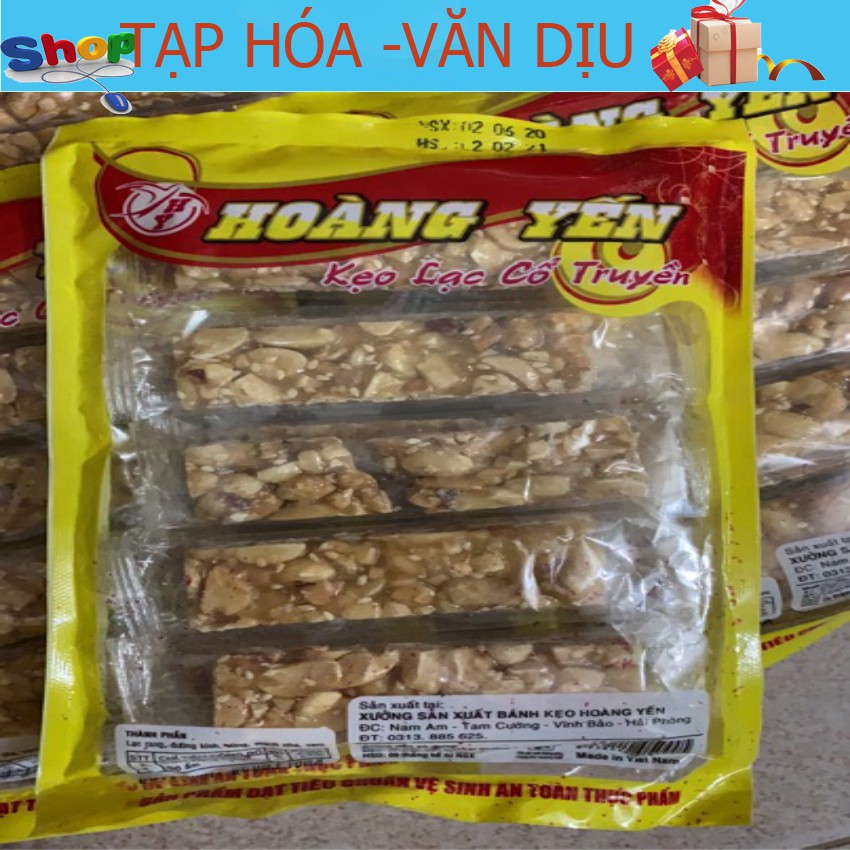 Kẹo lạc Hoàng Yến 170g  ✅còn hàng ✅ tạp hóa Văn Dịu