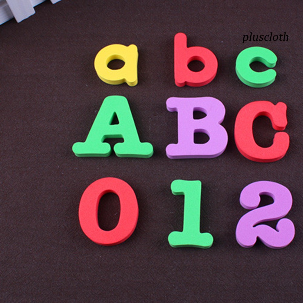 Nam Châm Dán Tủ Lạnh Hình Chữ Cái Và Số Cho Bé