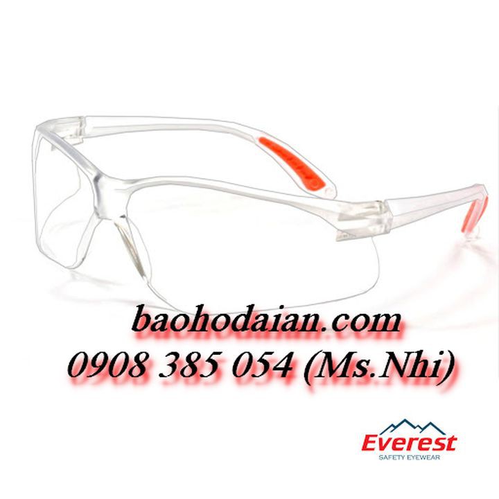 KÍNH BẢO HỘ LAO ĐỘNG CHỐNG BỤI VÀ TIA UV EVEREST MÃ 201