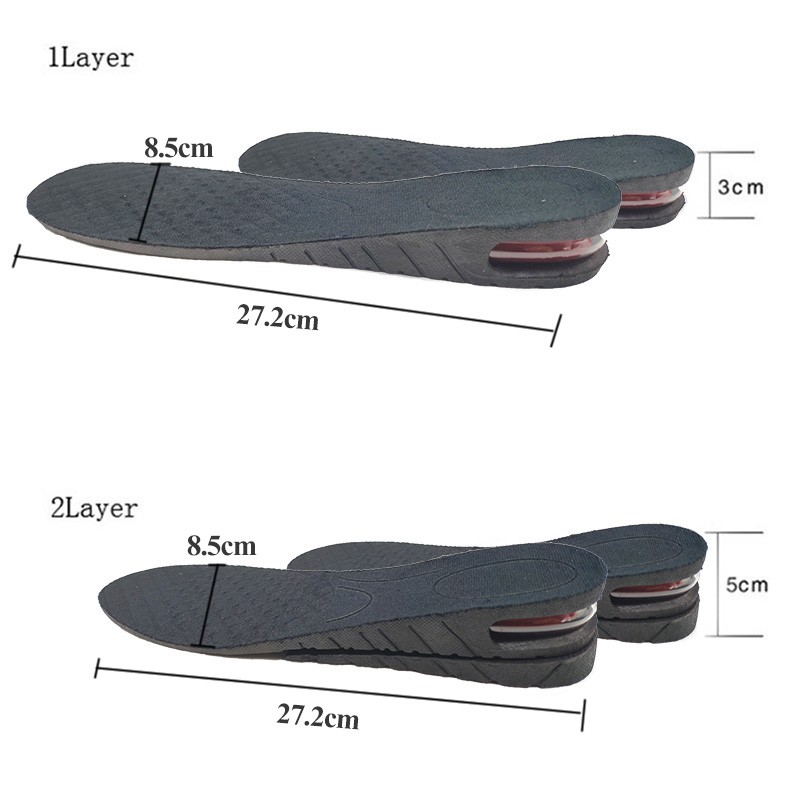 Miếng Lót Giày Tăng Chiều Cao 3-9cm