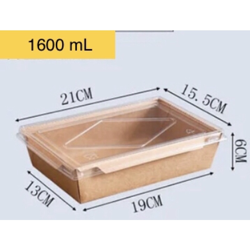 50 Hộp giấy klaft Nắp kính