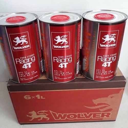 nhớt Wolver Racing 4T tổng hợp 10W40 1L