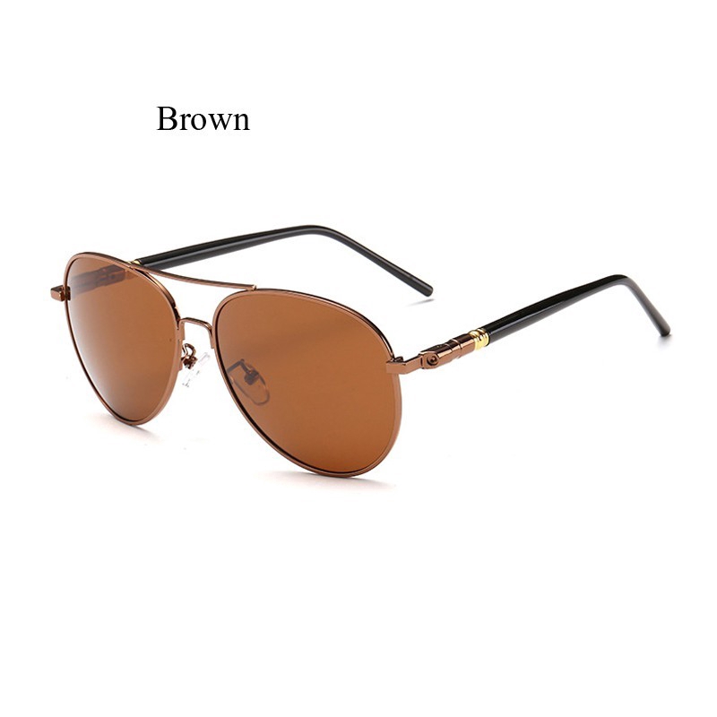 Kính râm phân cực UV400 phong cách phi không dành cho bạn nam đeo khi lái xe ngoài trời | BigBuy360 - bigbuy360.vn