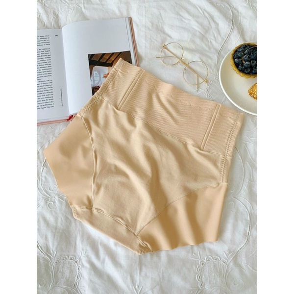 Quần lót nữ cotton cạp cao gen bụng,quần mặc váy nữ hàng cao cấp có thanh chống cuộn