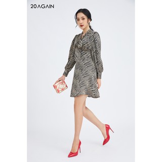 Đầm xòe dài tay cổ nơ - 20 Again - DEC0060