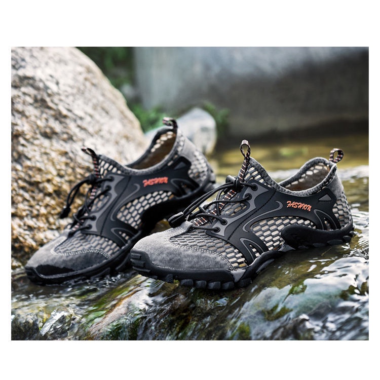 Giày leo núi trekking nam nữ, Đi phượt, Lội suối, Lội nước, chèo thuyền, cao cấp đế cao su thoát nước kiểu dáng mới
