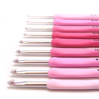 [Bán lẻ] Kim móc len tulip hồng (Size 2.0-6.0mm)