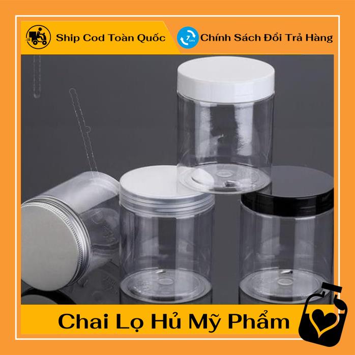 Hũ nhựa pet 250g đựng kem, chiết mỹ phẩm , phụ kiện du lịch , phụ kiện du lịch