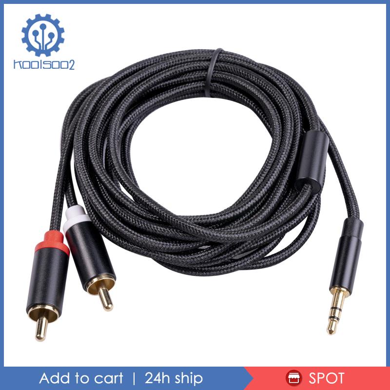 Dây Cáp Âm Thanh Khuếch Đại Âm Thanh RCA Sang AUX 3.5mm 2 RCA
