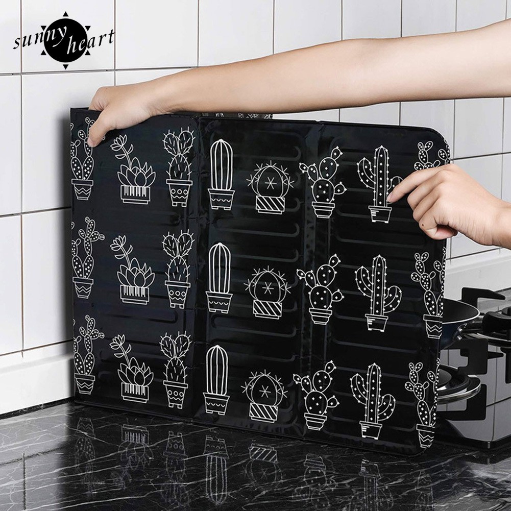 Vách ngăn chống văng dầu bằng lá nhôm gập lại được cho nhà bếp