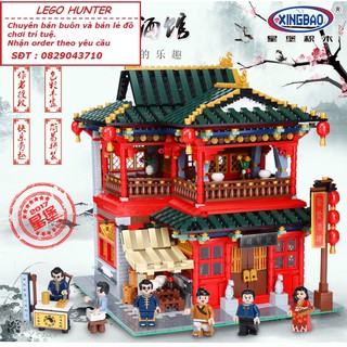 Bộ lắp ráp Lego Xingbao Tửu Lầu kiến trúc Trung Hoa XB 01002